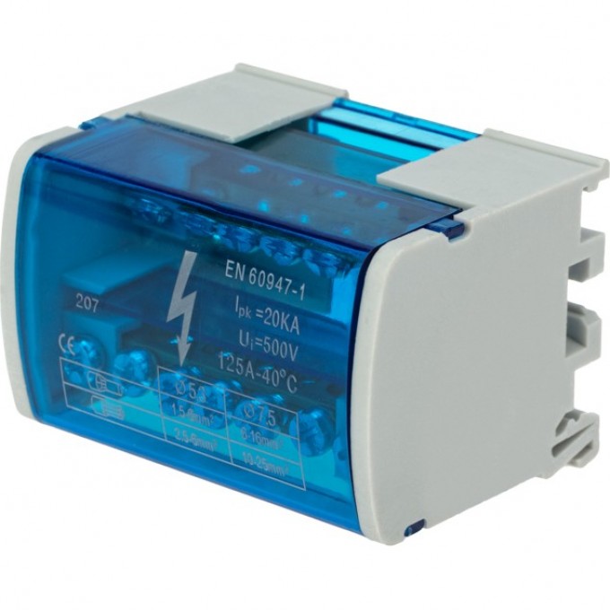 Шина REXANT на рейку в корпусе 2х7 11-2302-7 Шина REXANT на рейку в корпусе 2х7 11-2302-7