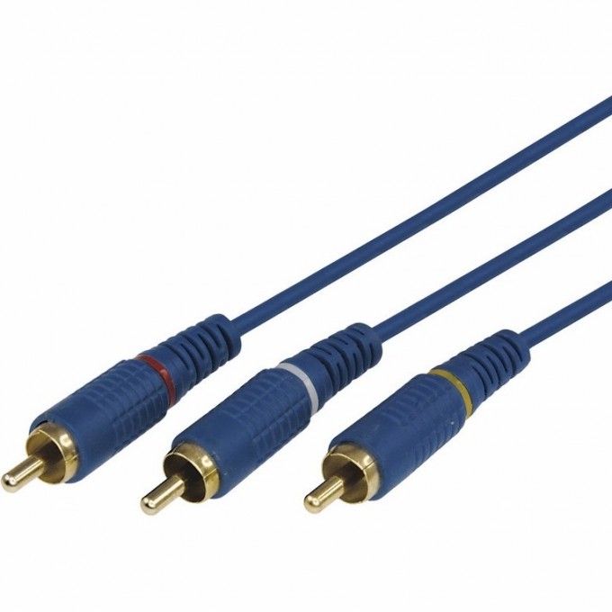 Шнур REXANT 3 RCA - 3 RCA 1.5 м черный, 10 шт. 17-0202 Шнур REXANT 3 RCA - 3 RCA 1.5 м черный, 10 шт. 17-0202