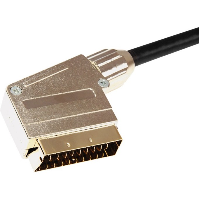 Шнур REXANT 3464 SCART - SCART (21 Pin) gold-металл 5 м 17-1116 Шнур REXANT 3464 SCART - SCART (21 Pin) gold-металл 5 м 17-1116