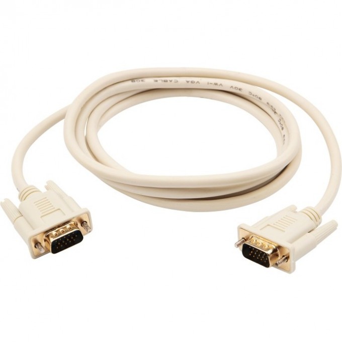 Шнур REXANT VGA - VGA с ферритами, 1,8м, серый (GOLD) 17-5503-4 Шнур REXANT VGA - VGA с ферритами, 1,8м, серый (GOLD) 17-5503-4