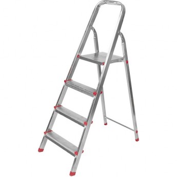 Стремянка металлическая REXANT 4 ступеньки, усиленный профиль Стремянка металлическая REXANT 4 ступеньки, усиленный профиль