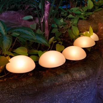 Светильник грунтовый REXANT ПОЛУСФЕРА, 3000К, встроенный аккумулятор, солнечная панель Светильник грунтовый REXANT ПОЛУСФЕРА, 3000К, встроенный аккумулятор, солнечная панель