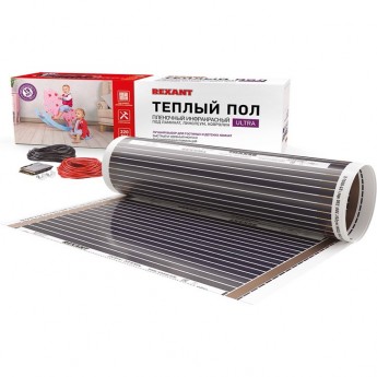 Теплый пол REXANT ULTRA RXM 220 пленочный 4 м² 880 Вт Теплый пол REXANT ULTRA RXM 220 пленочный 4 м² 880 Вт