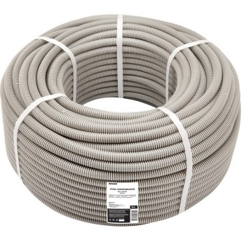 Труба гофрированная REXANT из ПВХ, с зондом, Ø20 мм Труба гофрированная REXANT из ПВХ, с зондом, Ø20 мм