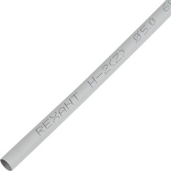 Трубка термоусаживаемая REXANT ТУТ нг 5,0/2,5мм, серая, упаковка 50 шт. по 1м Трубка термоусаживаемая REXANT ТУТ нг 5,0/2,5мм, серая, упаковка 50 шт. по 1м