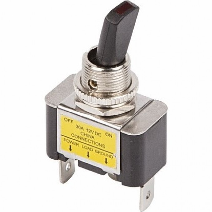 Тумблер REXANT 12V 30А однополюсный с зеленой подсветкой 36-4353 Тумблер REXANT 12V 30А однополюсный с зеленой подсветкой 36-4353