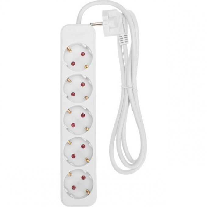 Удлинитель REXANT STANDARD 5 гнезд, 1,5м, 3х1,0мм², с/з, белый 13-4028 Удлинитель REXANT STANDARD 5 гнезд, 1,5м, 3х1,0мм², с/з, белый 13-4028