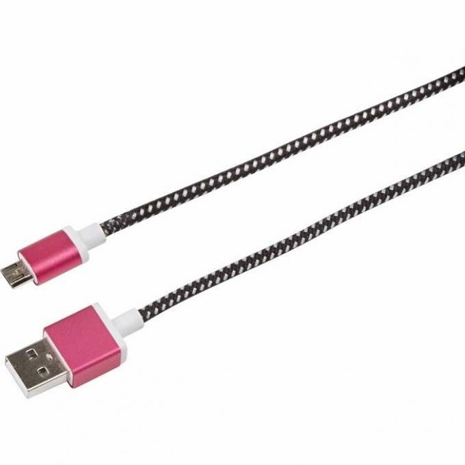 USB кабель REXANT microUSB в тканевой оплетке черный 18-4240 USB кабель REXANT microUSB в тканевой оплетке черный 18-4240