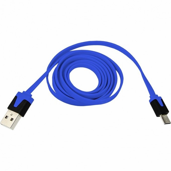 USB кабель REXANT универсальный microUSB 1 м синий 18-4275 USB кабель REXANT универсальный microUSB 1 м синий 18-4275