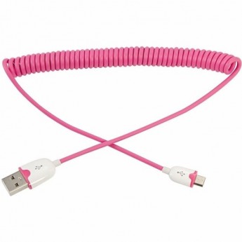 USB кабель REXANT универсальный microUSB витой розовый USB кабель REXANT универсальный microUSB витой розовый