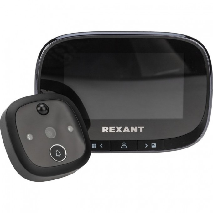 Видеоглазок дверной REXANT DV-115 с цветным LCD-дисплеем 4.3", встроенный звонок, ночной режим работы 45-1115 Видеоглазок дверной REXANT DV-115 с цветным LCD-дисплеем 4.3", встроенный звонок, ночной режим работы 45-1115