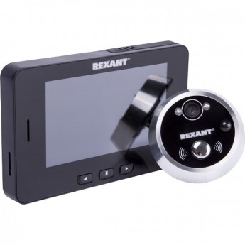 Видеоглазок дверной REXANT, с функцией записи видео/фото по движению, ночной режим работы Видеоглазок дверной REXANT, с функцией записи видео/фото по движению, ночной режим работы