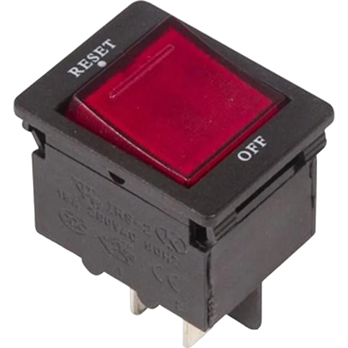 Выключатель - автомат REXANT IRS-2-R15 RESET-OFF клавишный с подсветкой 36-2630 Выключатель - автомат REXANT IRS-2-R15 RESET-OFF клавишный с подсветкой 36-2630